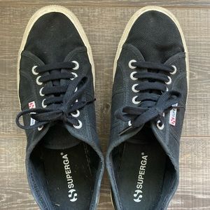 Superga 2750 Cotu Black, Size 10.5 US/42.5 EU